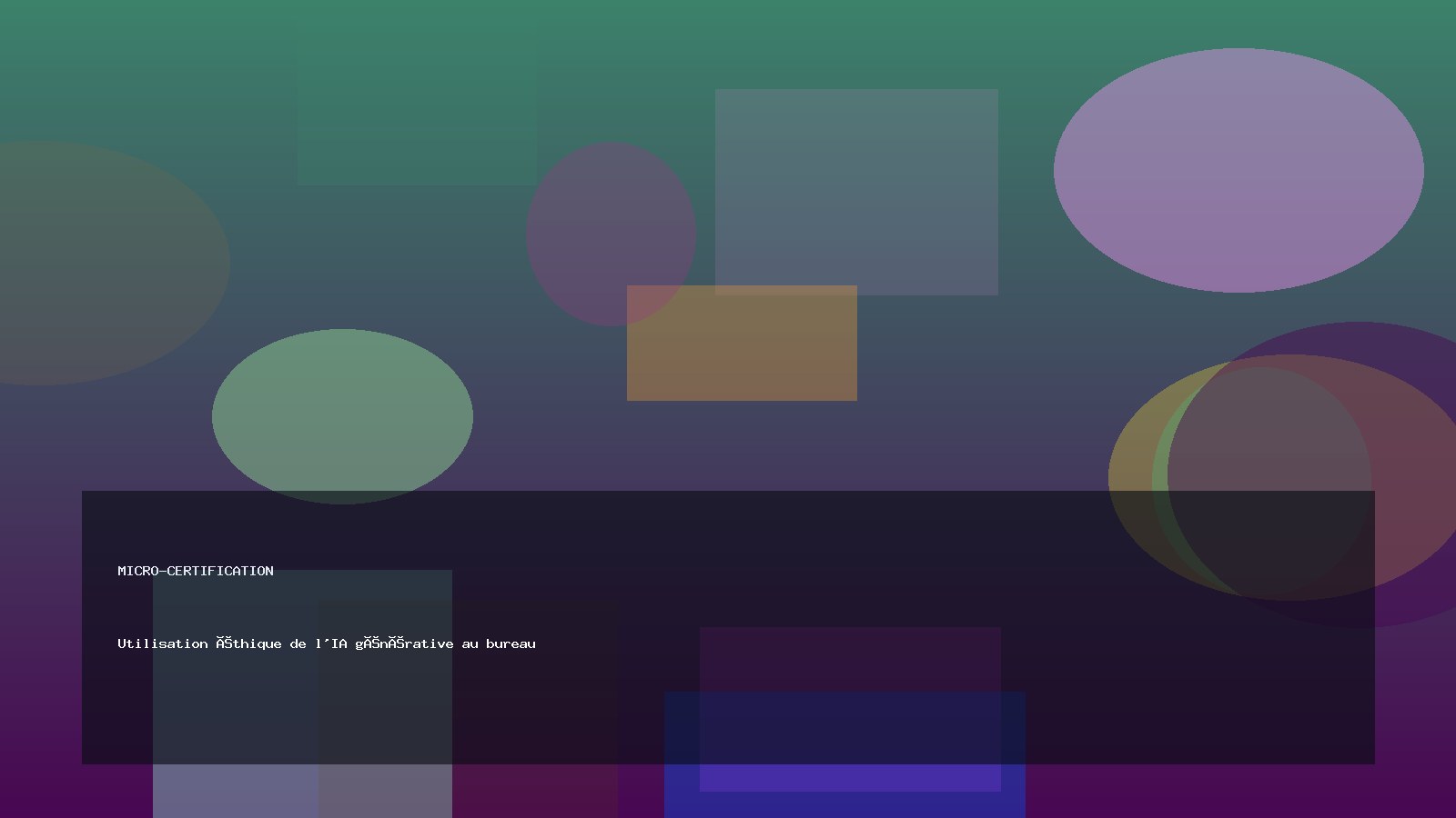 Utilisation éthique de l'IA générative au bureau