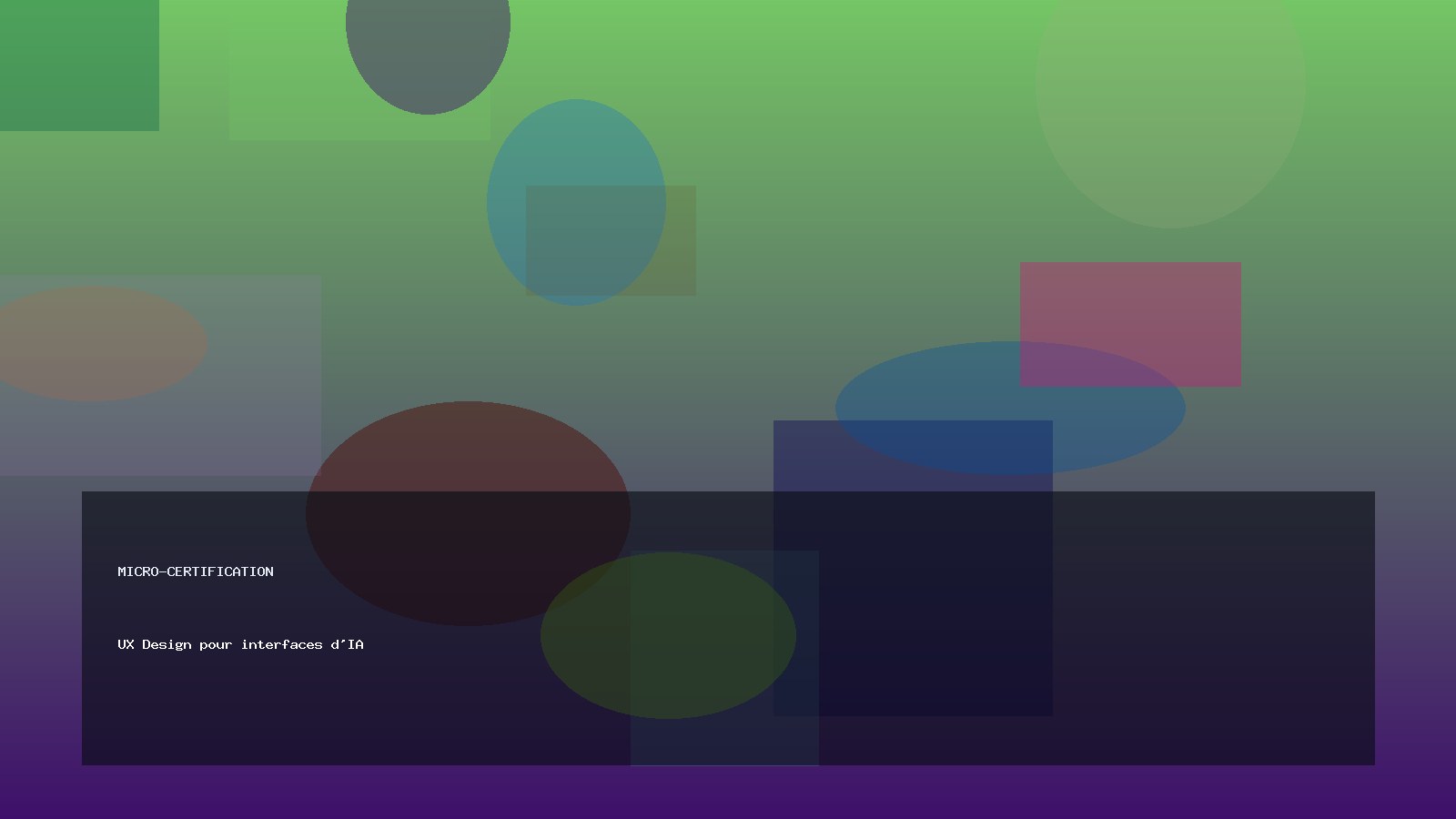UX Design pour interfaces d'IA