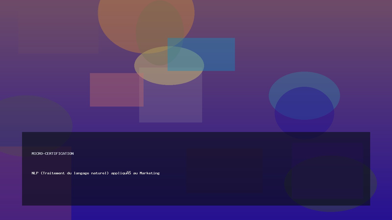 NLP (Traitement du langage naturel) appliqué au Marketing