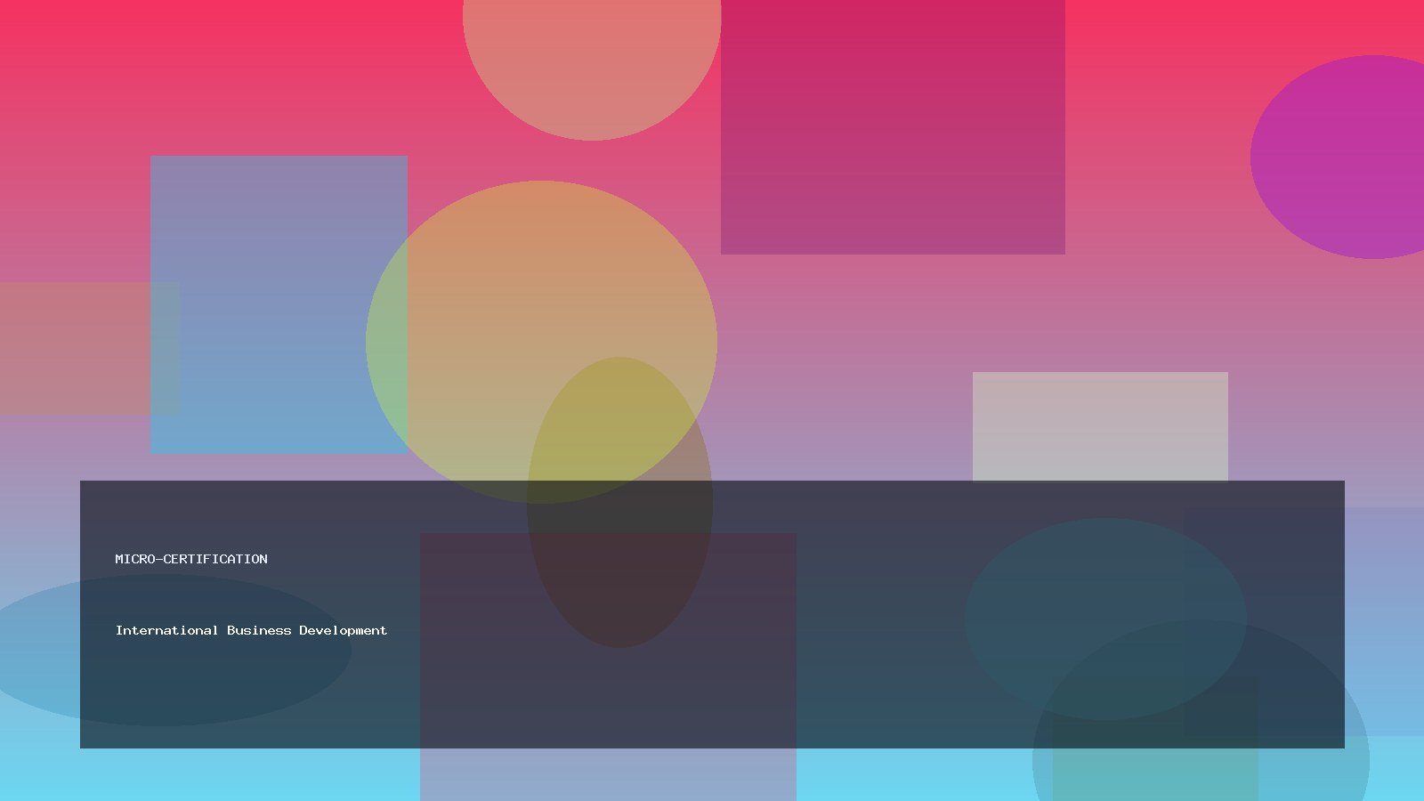 International Business Development