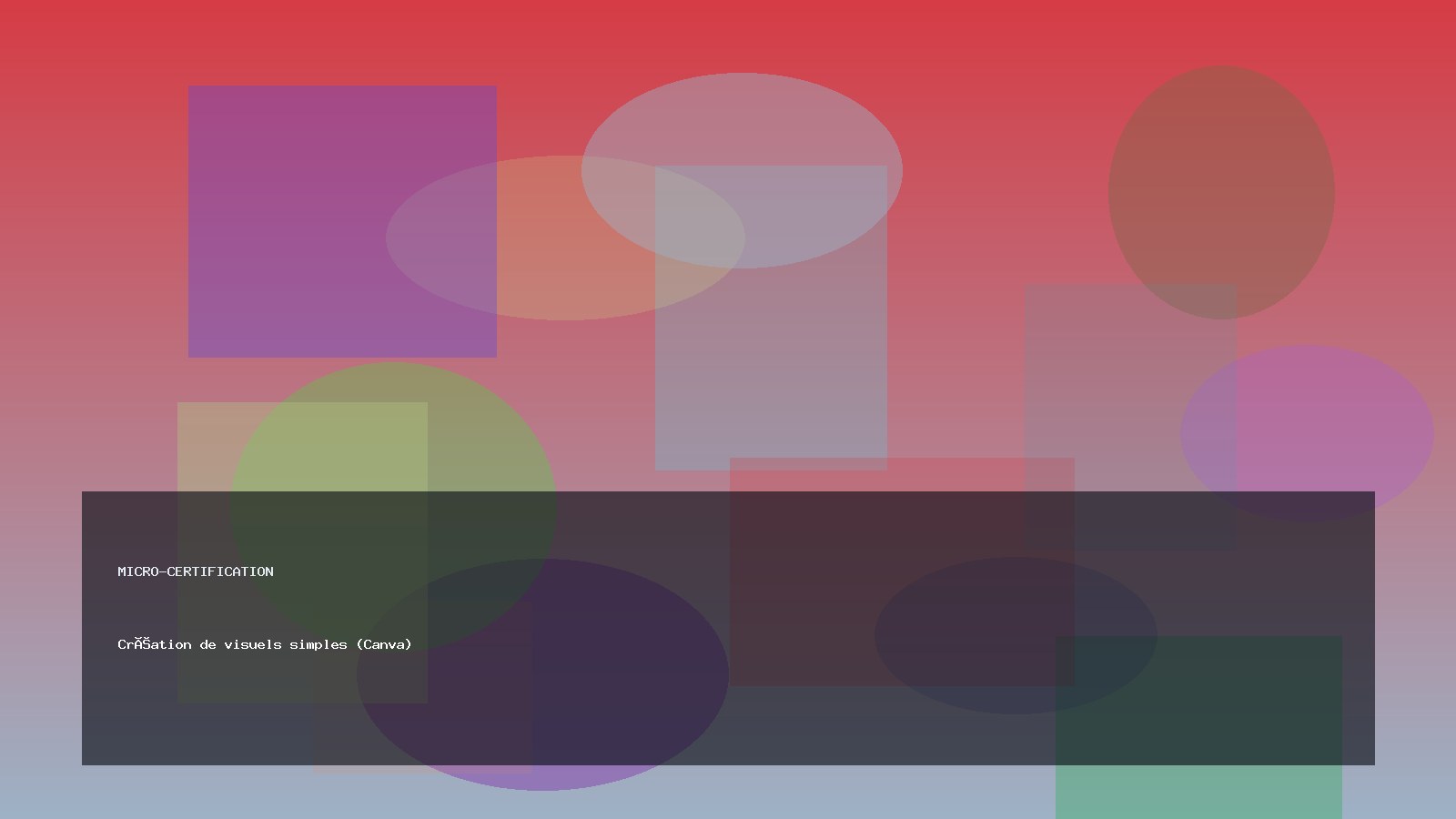 Création de visuels simples (Canva)