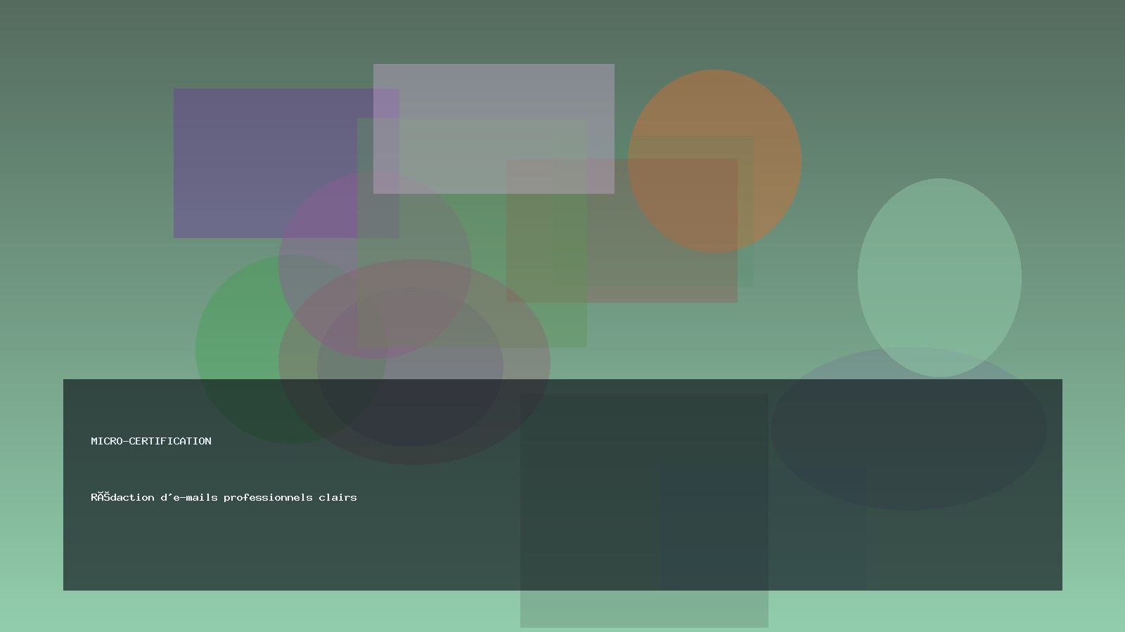 Rédaction d'e-mails professionnels clairs