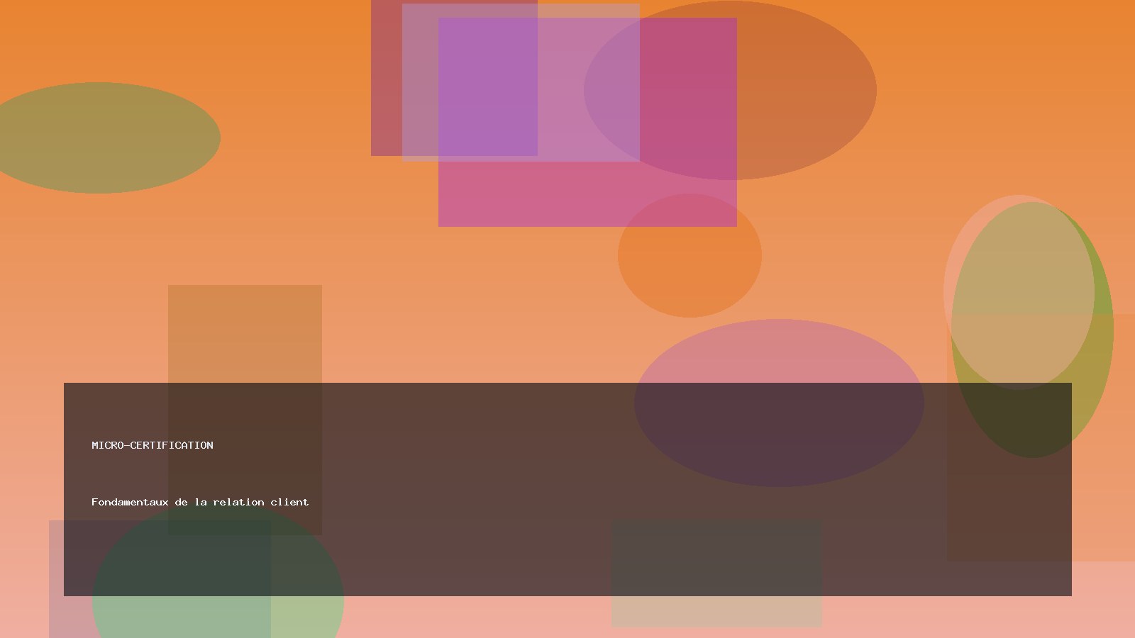 Vente, Marketing & Client