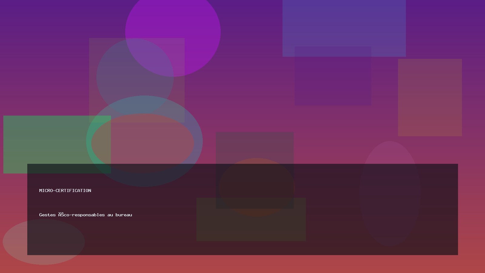 Gestes éco-responsables au bureau