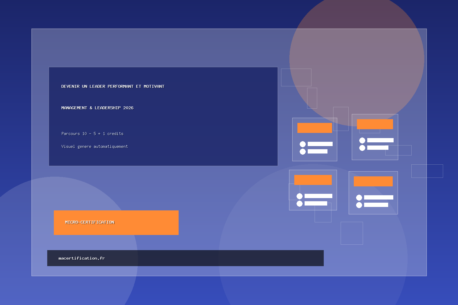 Devenir un leader performant et motivant