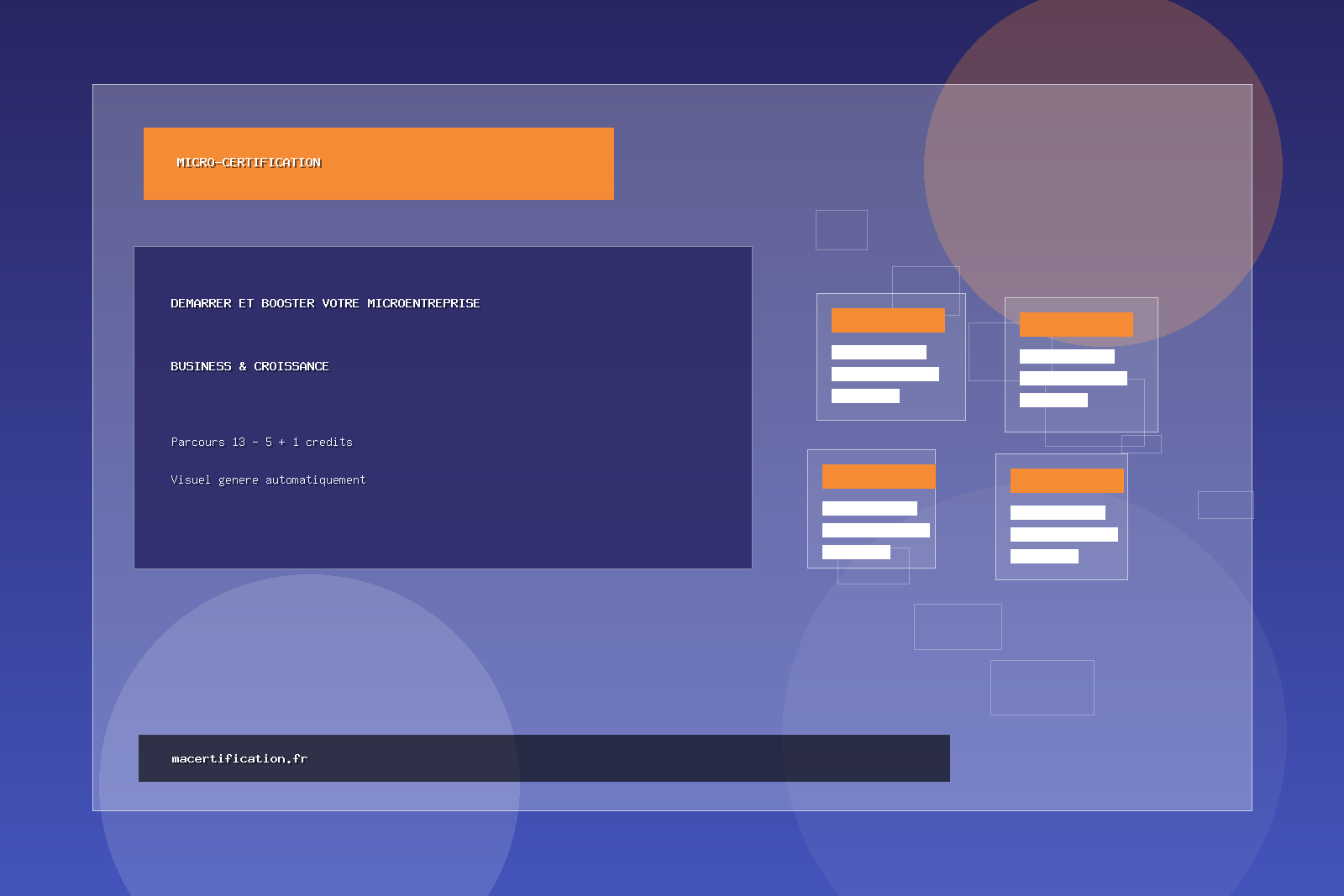 Démarrer et booster votre microentreprise