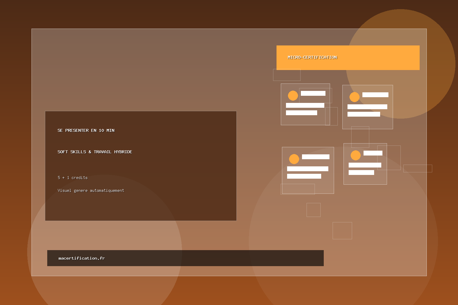 Se présenter en 10 min