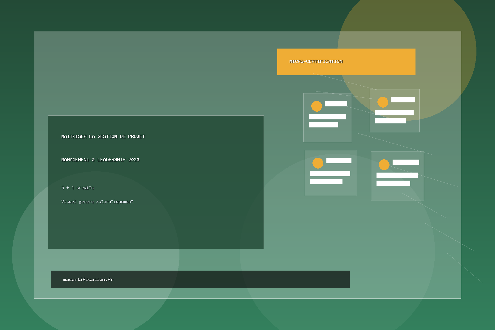 Maitriser la gestion de projet
