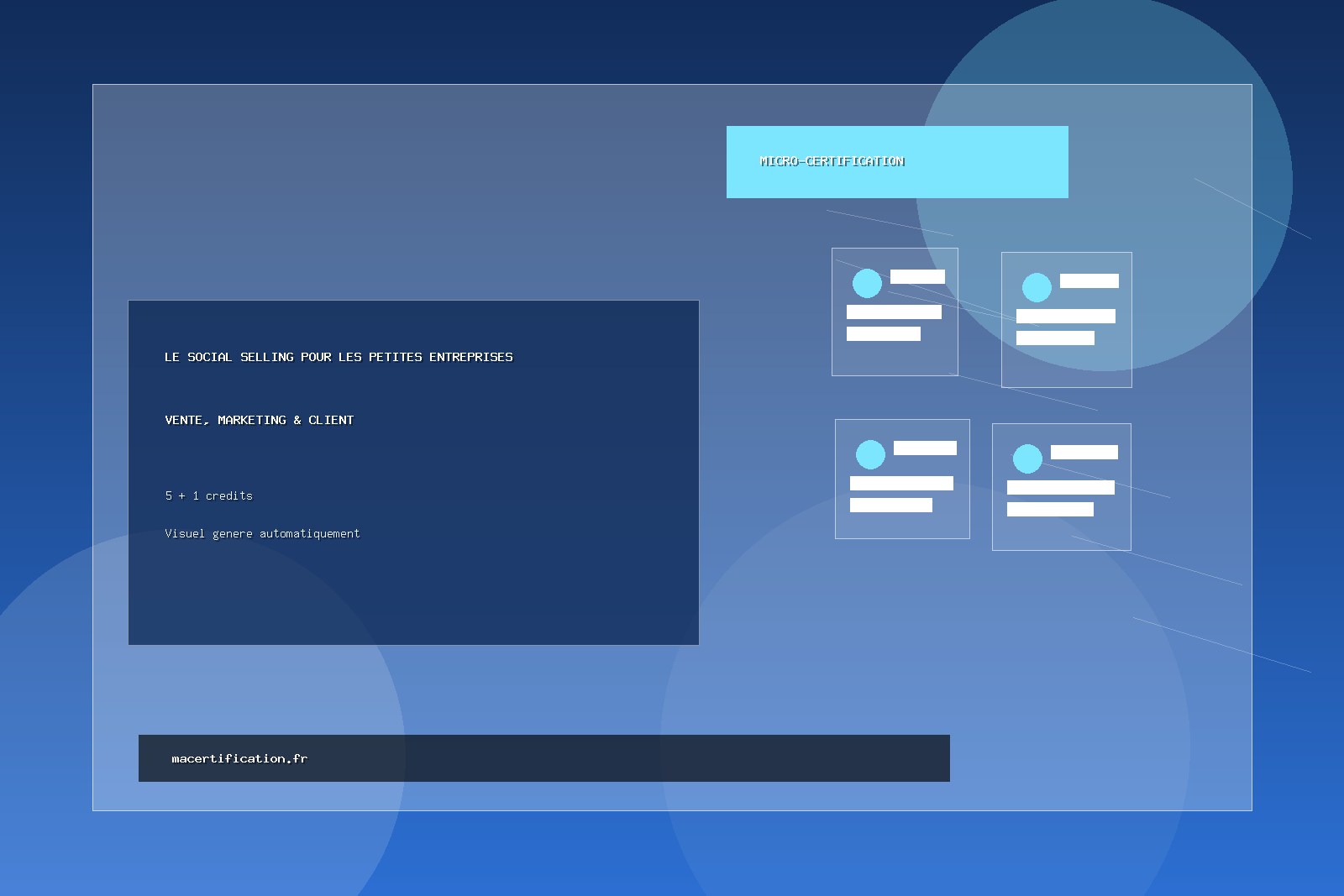 Le social selling pour les petites entreprises