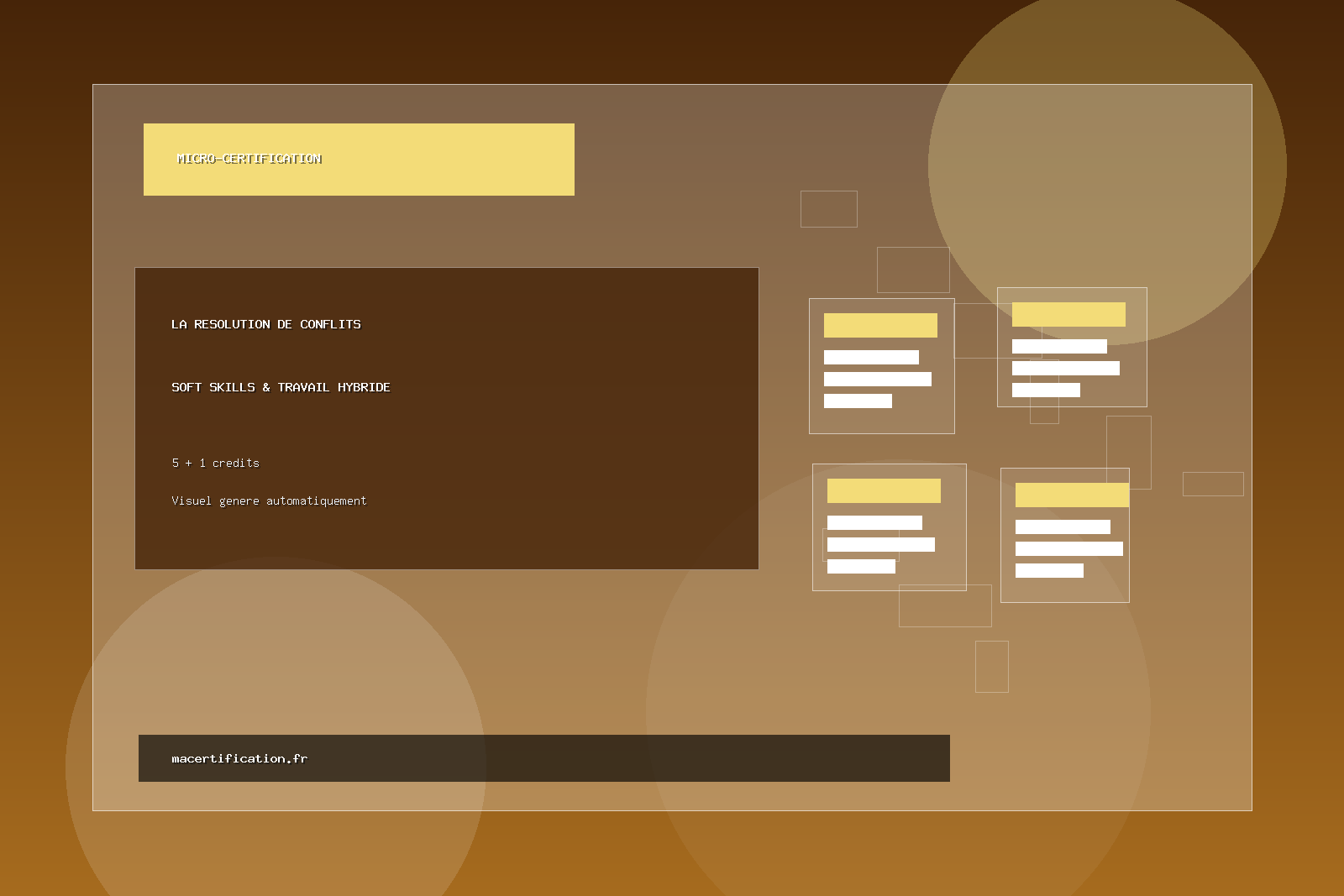 La résolution de conflits
