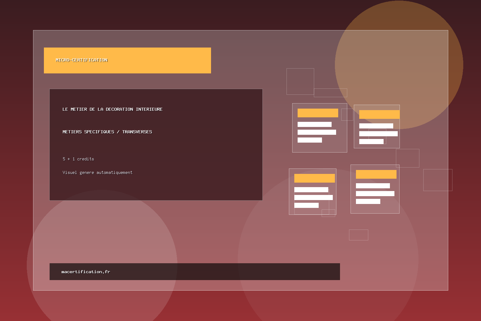 Le métier de la décoration intérieure