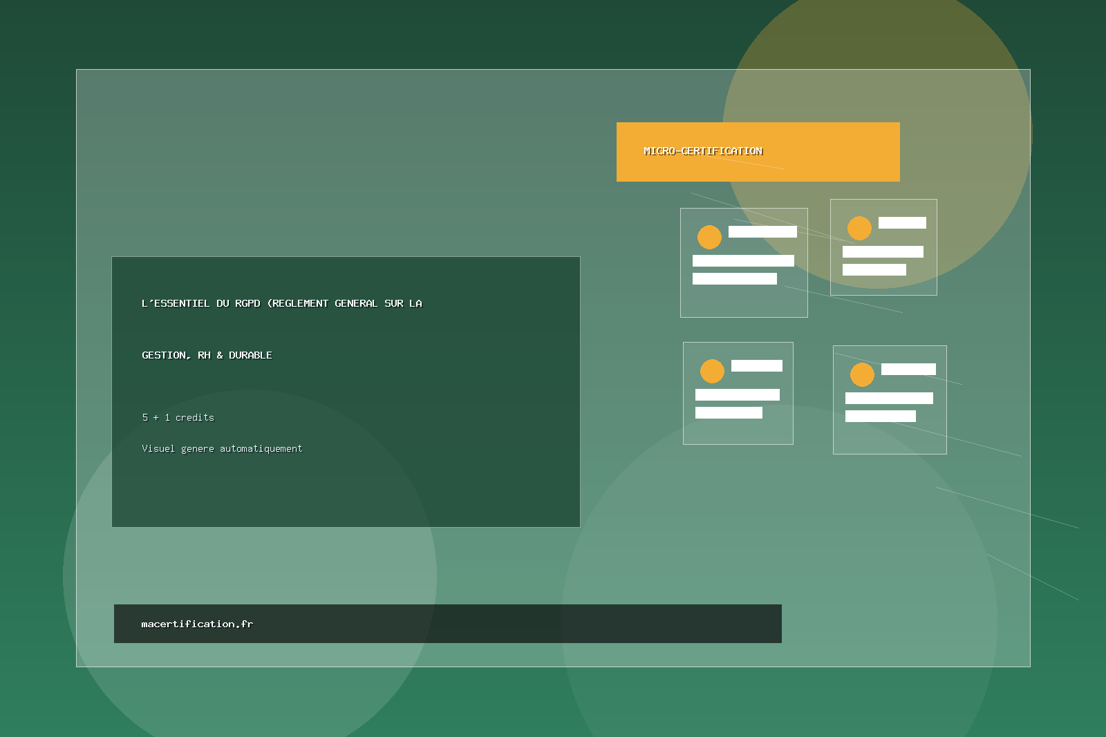 L'essentiel du RGPD (Règlement général sur la protection des données)