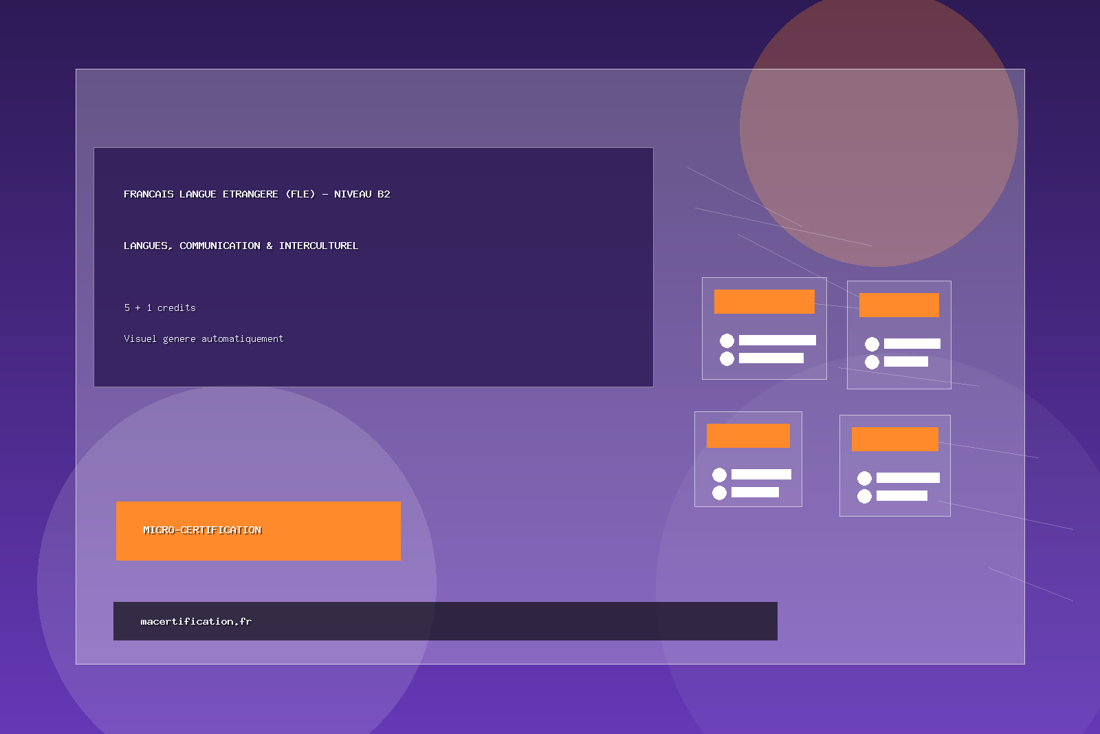 Français Langue Etrangère (FLE) - Niveau B2