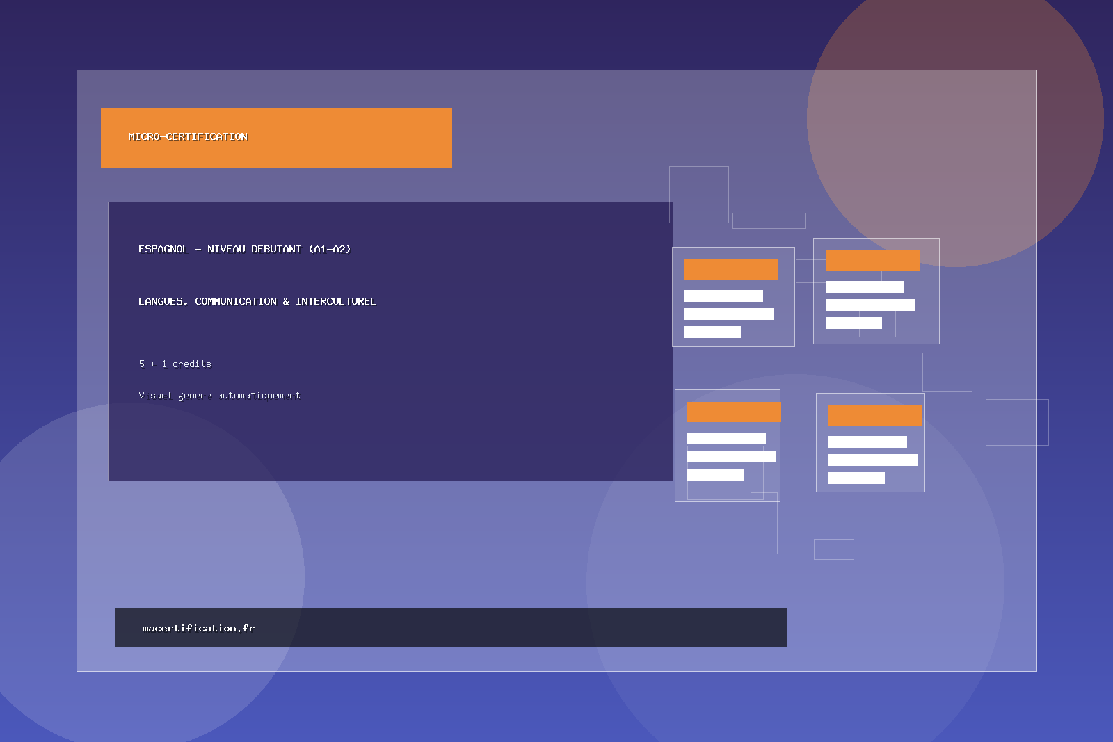 ESPAGNOL - Niveau Débutant (A1-A2)