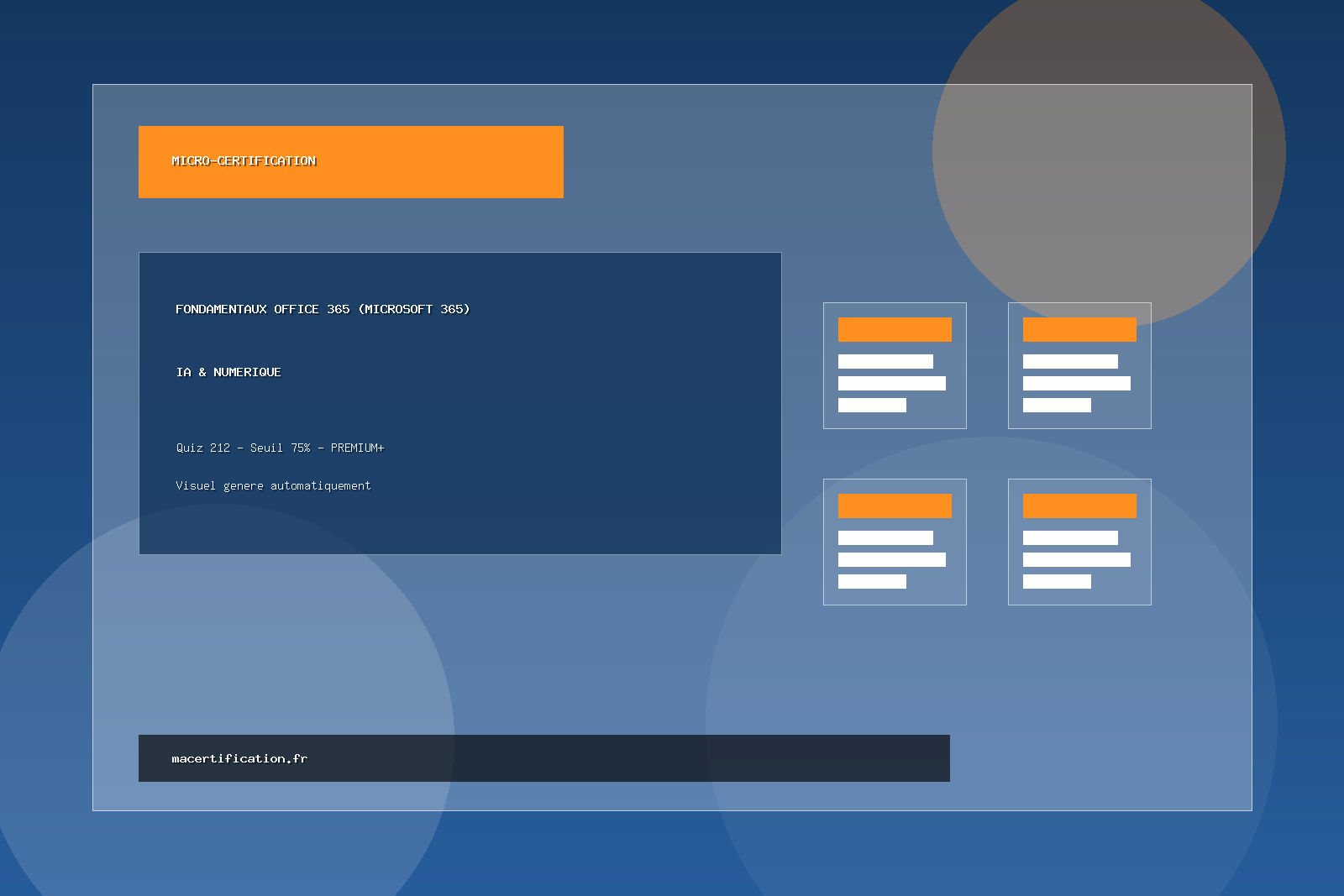Fondamentaux Office 365 (Microsoft 365)