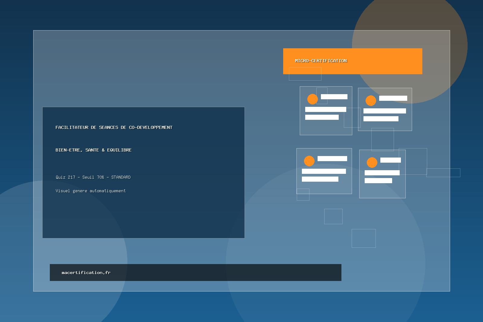 Facilitateur de séances de co-développement