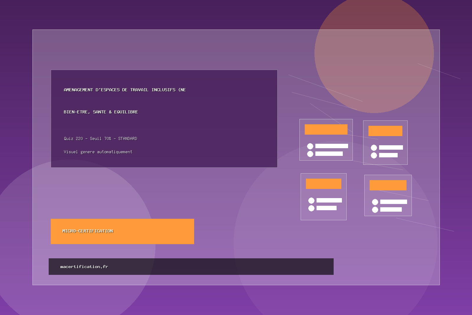 Aménagement d'espaces de travail inclusifs (Neurodiversité)