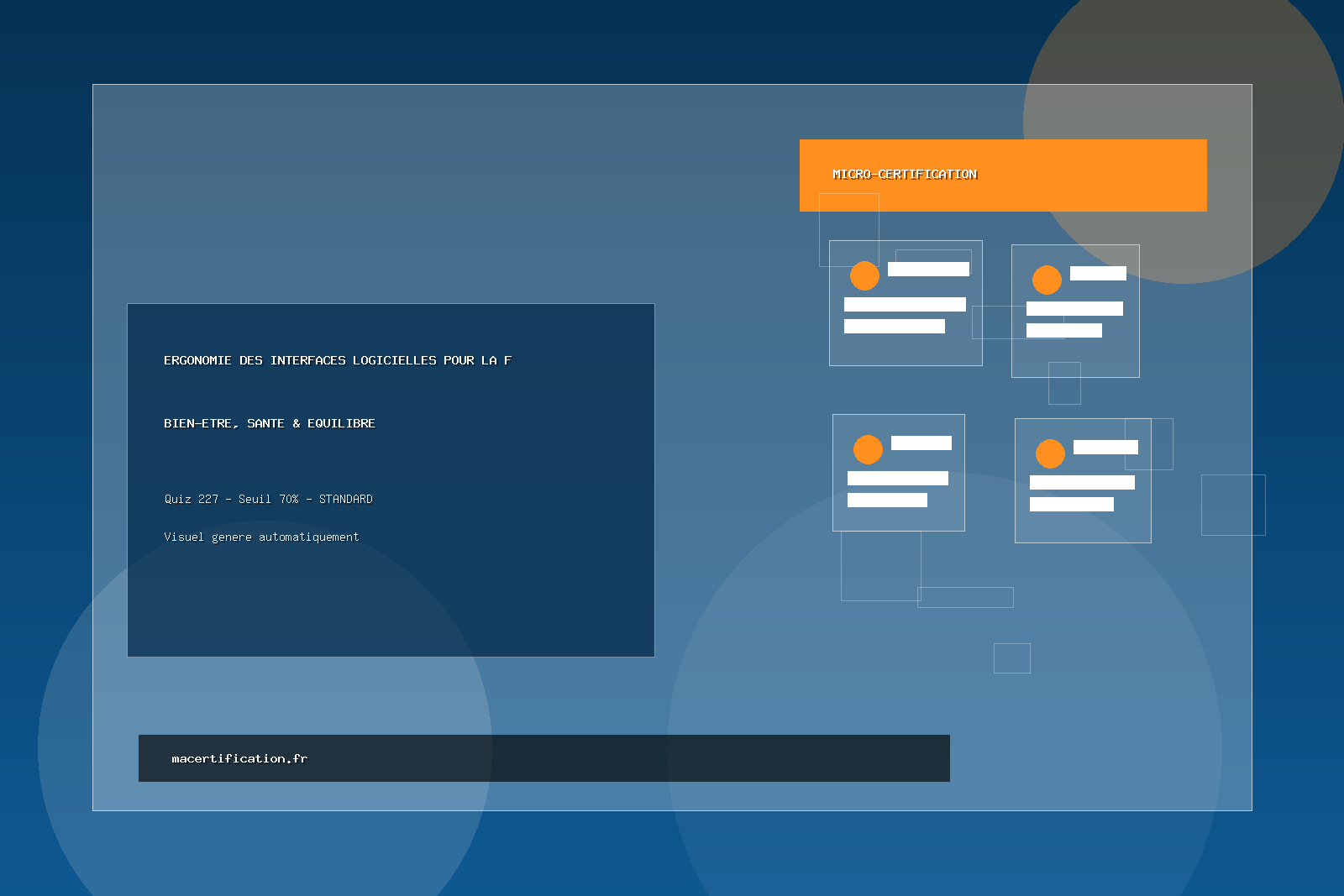 Ergonomie des interfaces logicielles pour la fatigue oculaire