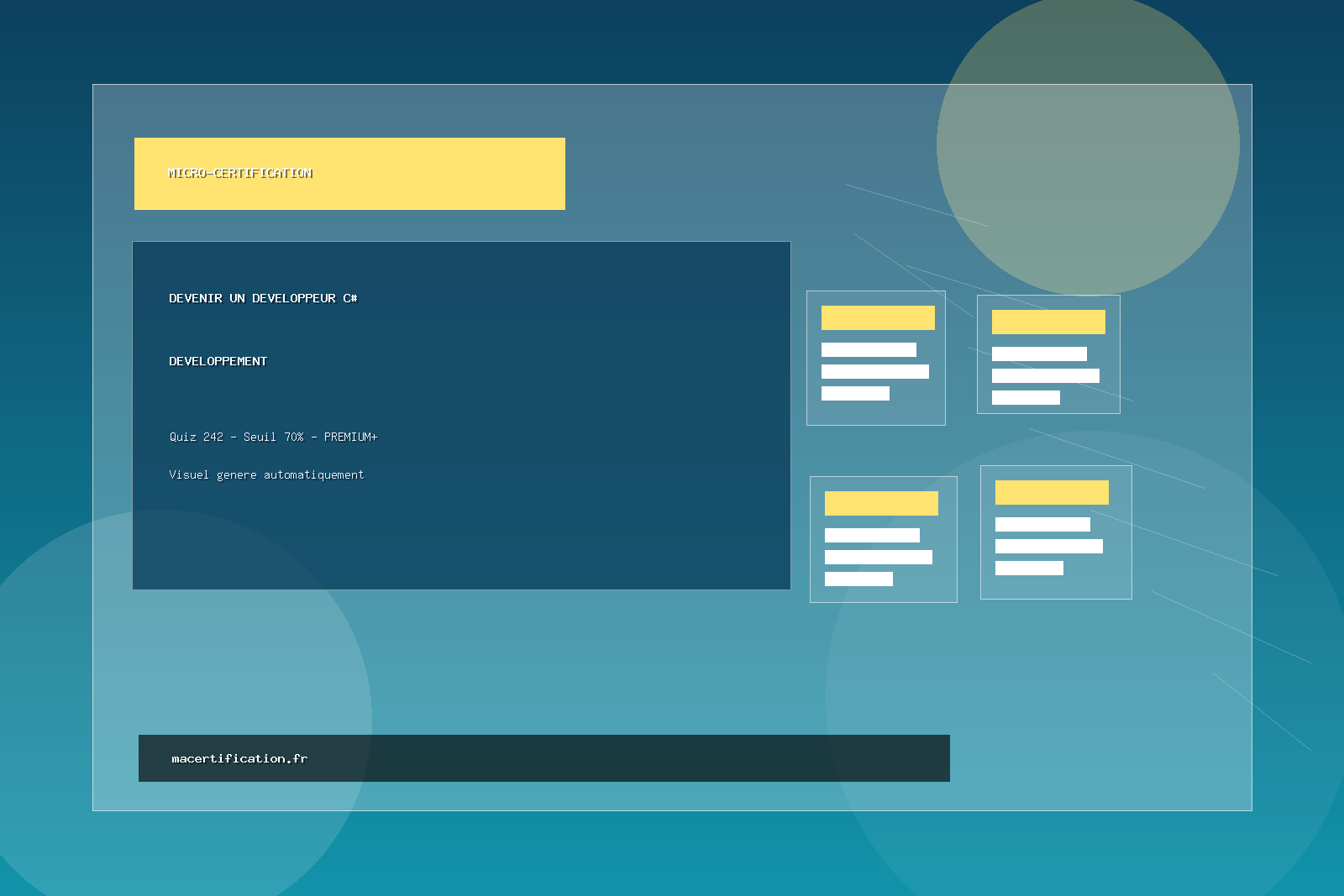 Devenir un développeur C#
