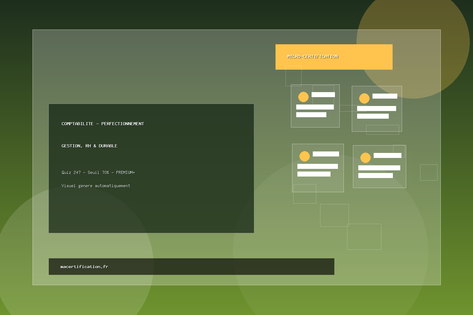 Comptabilité - Perfectionnement