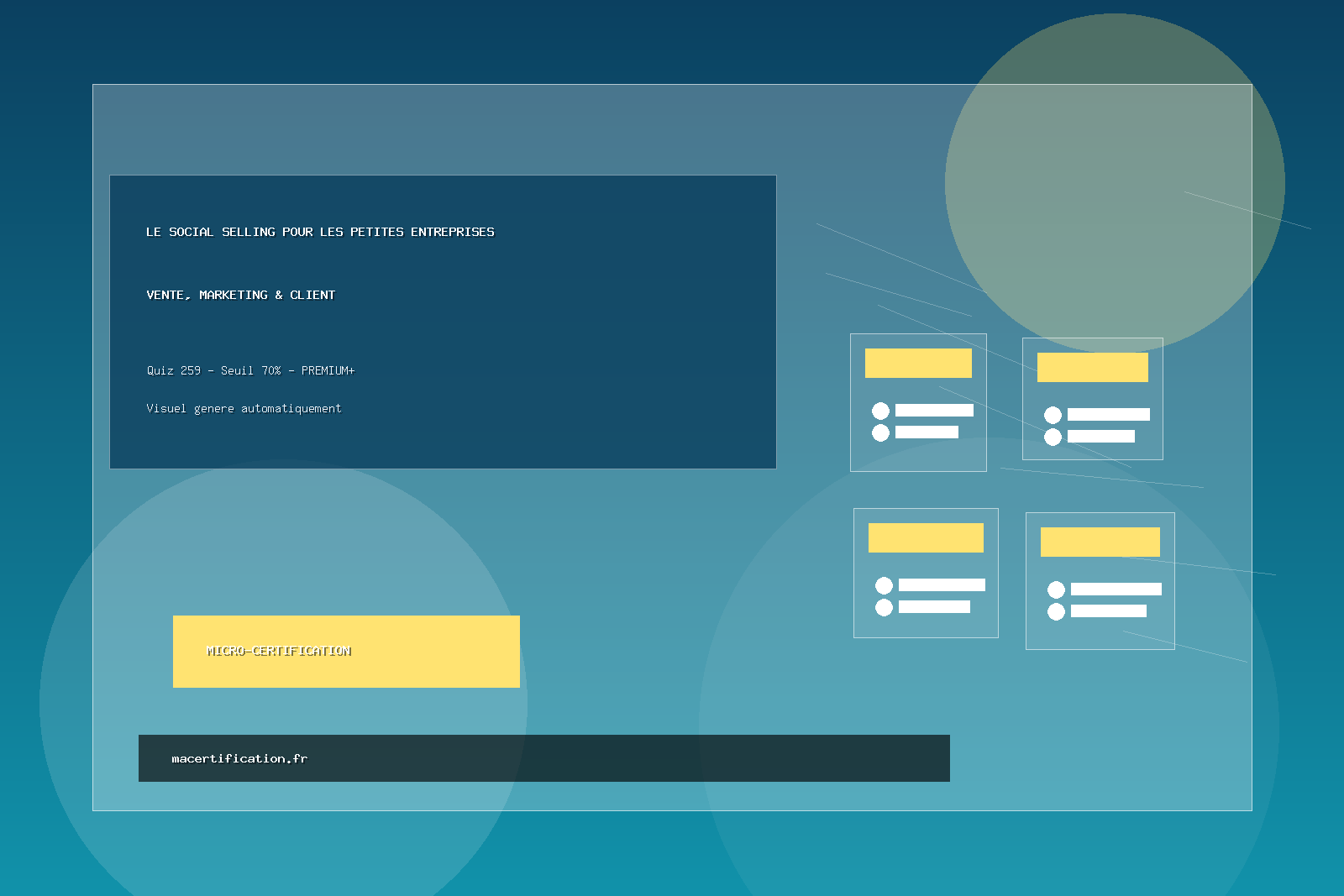 Le social selling pour les petites entreprises