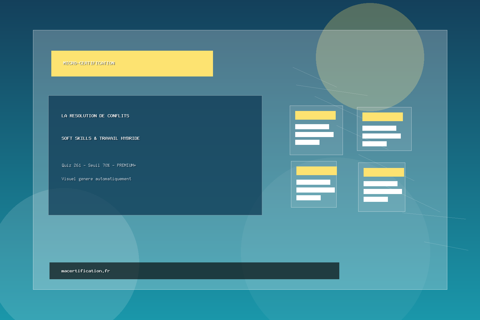 La résolution de conflits