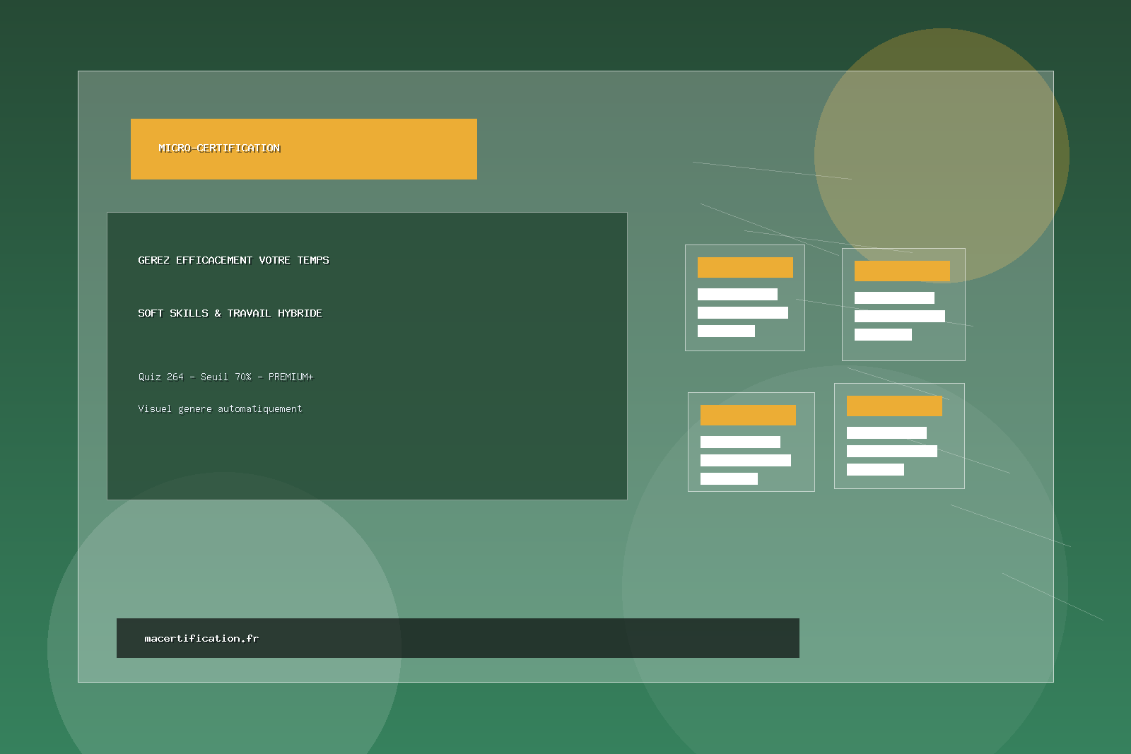 Gérez efficacement votre temps