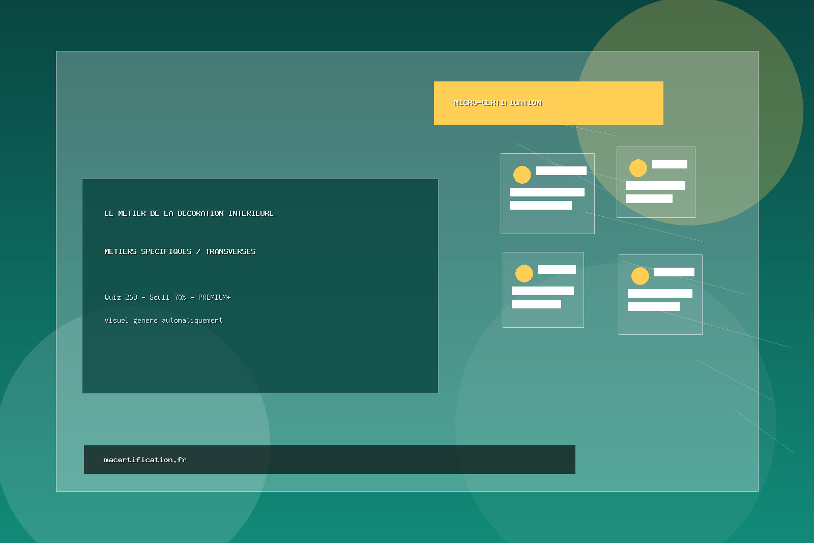 Le métier de la décoration intérieure