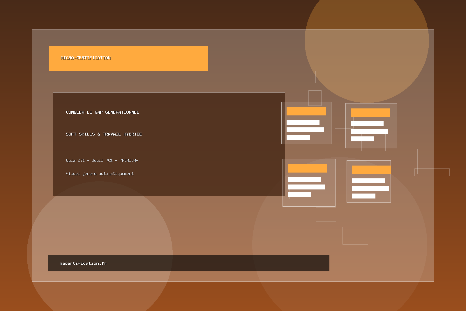 Combler le gap générationnel