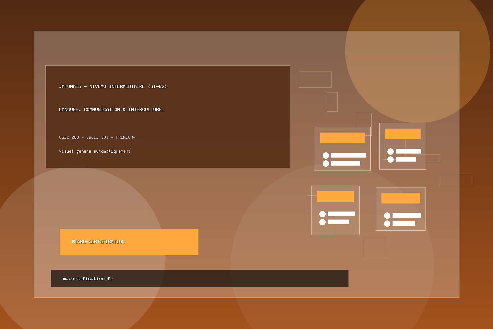 JAPONAIS - Niveau Intermédiaire (B1-B2)