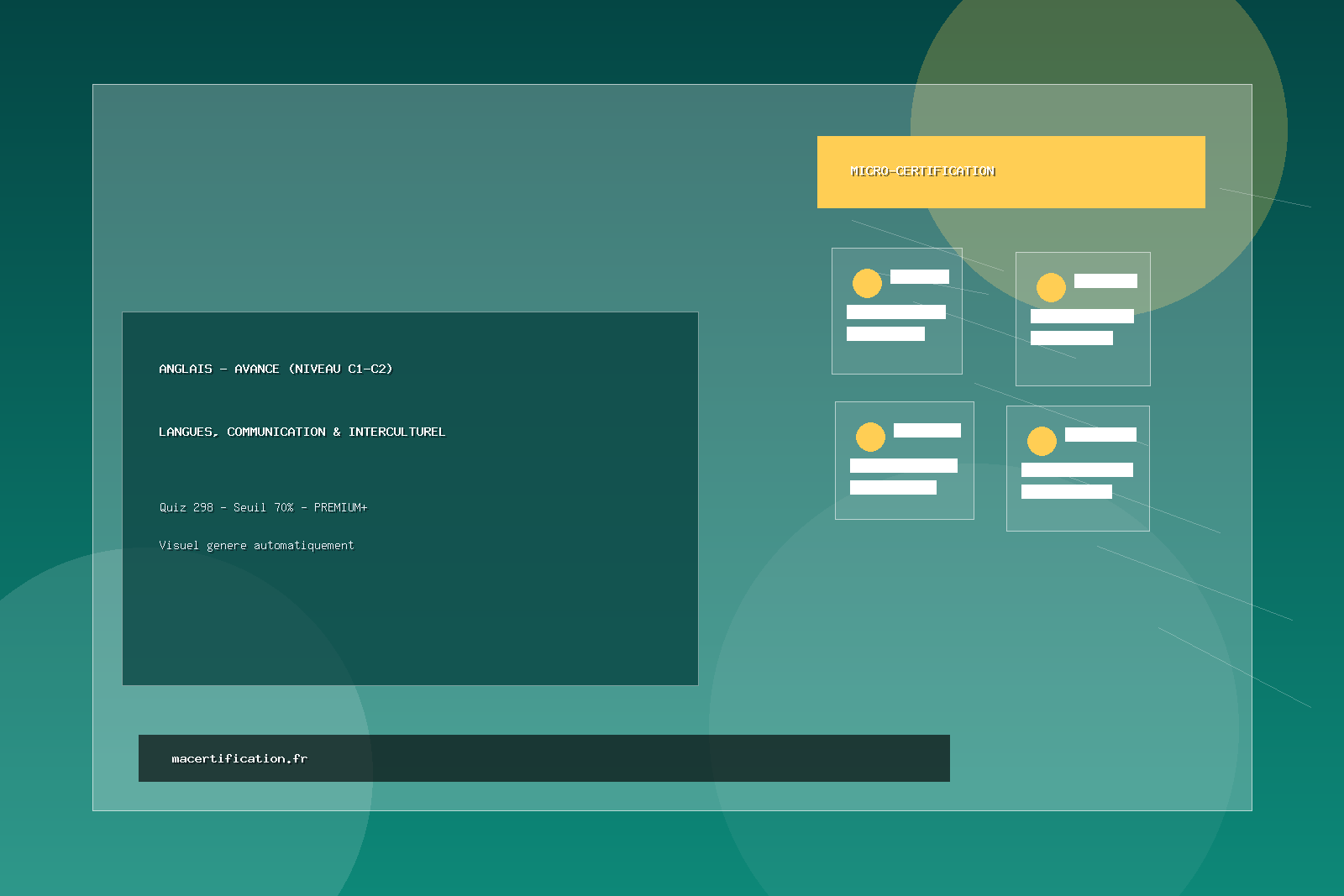 ANGLAIS - Avancé (Niveau C1-C2)
