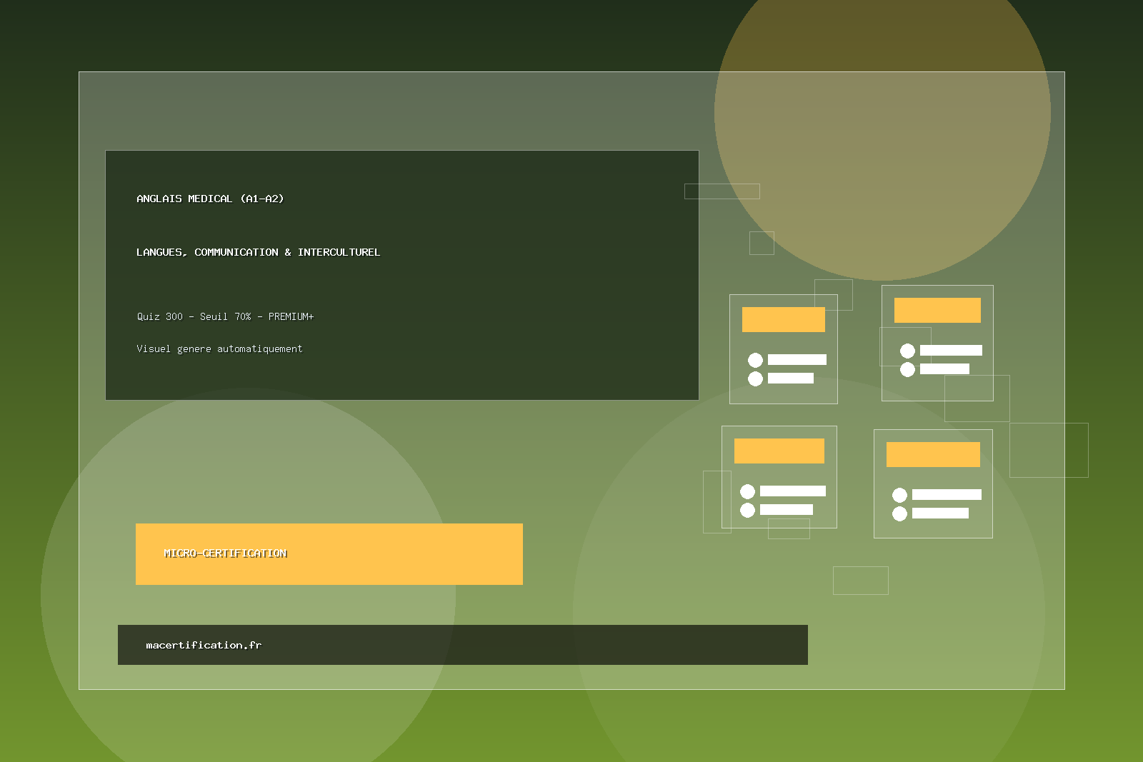 ANGLAIS médical (A1-A2)